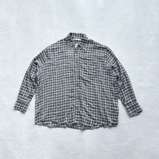 아**** 버로우드 그레이 셔츠 - 수입 (남여공용)