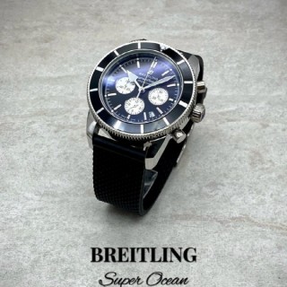 브* 슈퍼오션 크로노그래프 블랙화이트 콤비다이얼 최신상