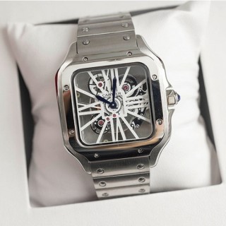 까* 산토스 드 스켈레톤 시계