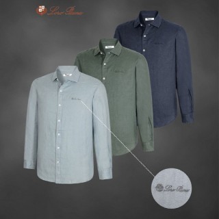 로* 린넨 샴브레이 셔츠