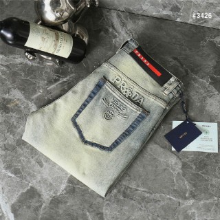 프* 엠보 이니셜로고 워싱 데님 팬츠