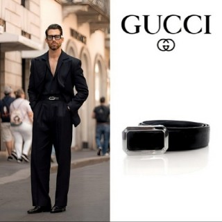 구* 사각로고 벨트