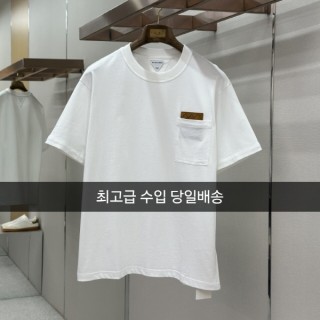 BV 인트레치아토 소매로고 티셔츠 (남여공용)